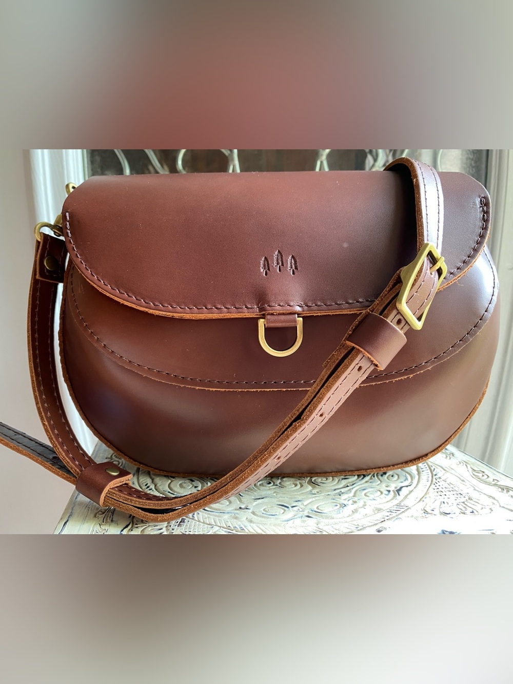 🆕 Portland Leather Monaco Bag - LARGE - Chocolate Brown 🤎 - Picture 11 of 16